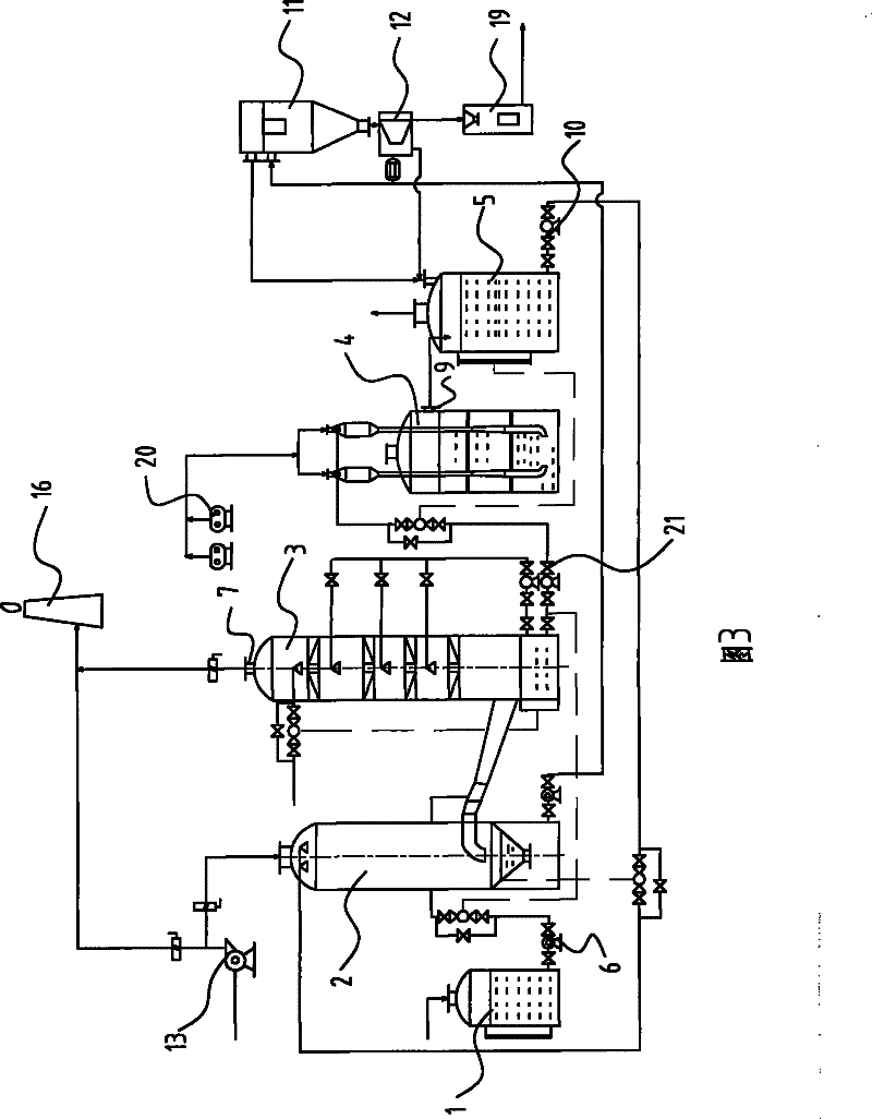 High-efficient wet-type ammonia recovering method desulfuration method with oxidation and concentration processes outside tower and device thereof