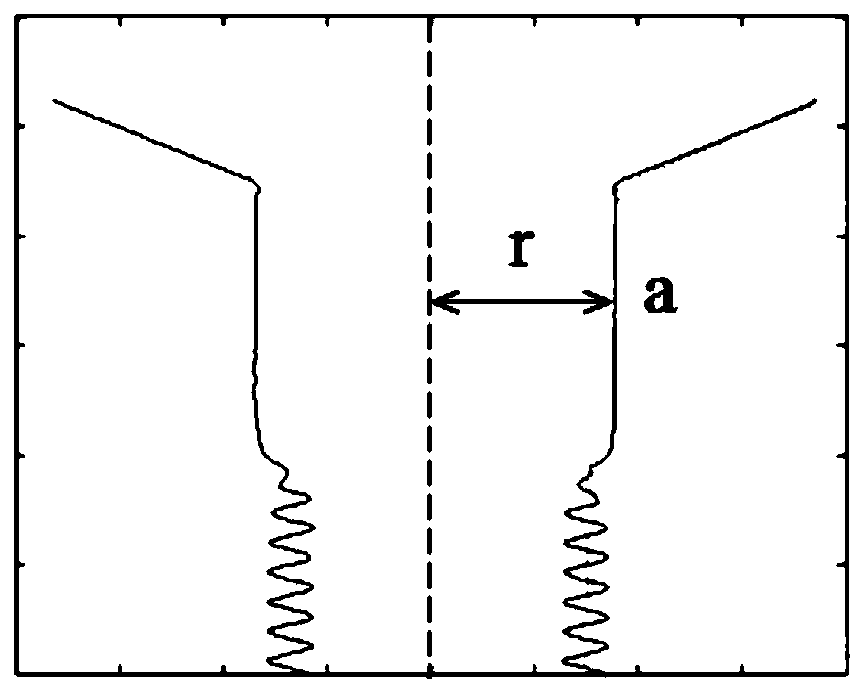 A method and device for measuring surface topography of a workpiece