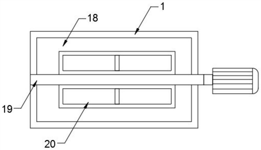 A commercial square water supply reservoir and its water purification structure