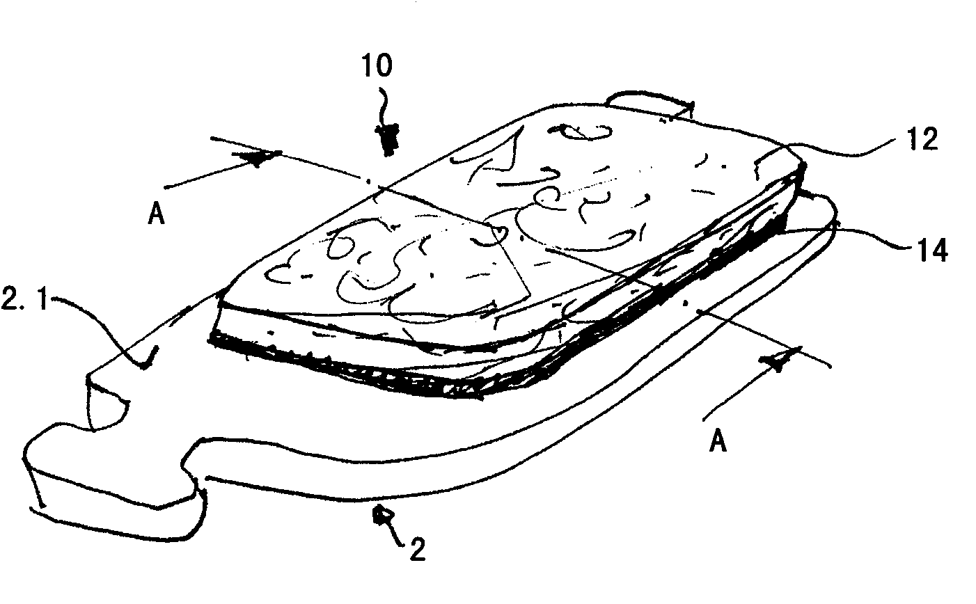 Method for processing a lining holder