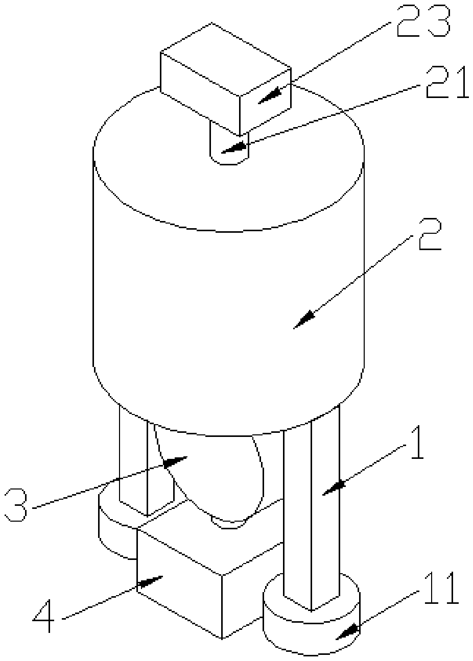 Bacterial manure mixing device containing multi-vitamins