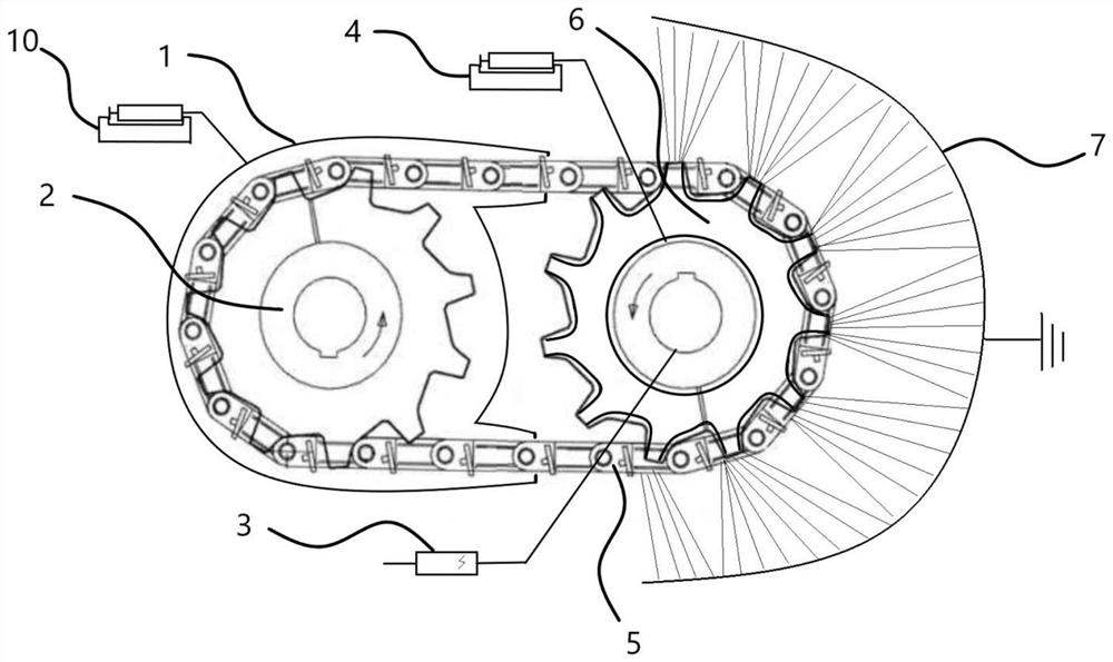 Electrostatic spinning device capable of preparing core-shell structure nanofibers in batches