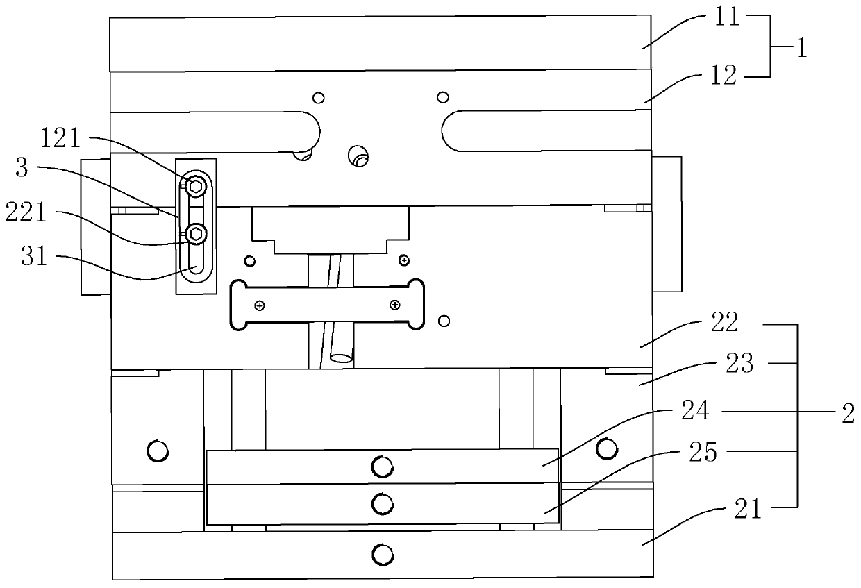 Assembly die base and production technology thereof
