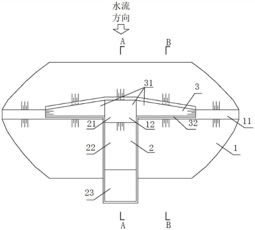 Earth dam structure with traffic and flood discharge functions and construction device