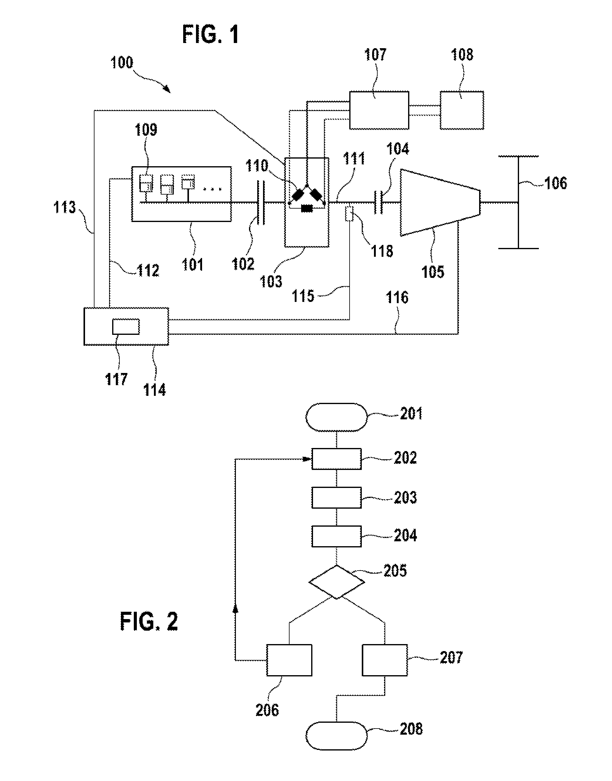 Method and device for monitoring the satisfactory functioning of at least one first and a second component of a vehicle drive train