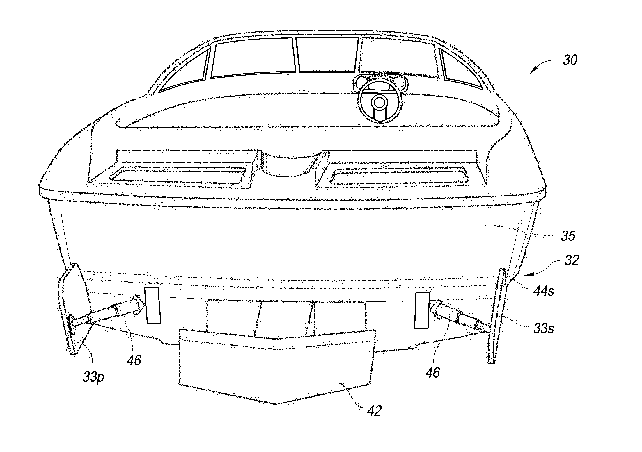 Surf wake system for a watercraft