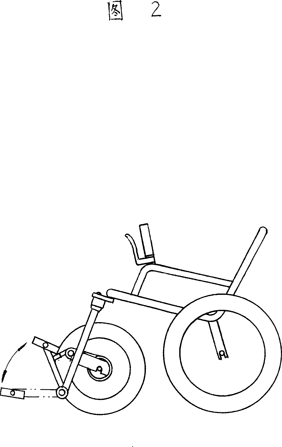 Bicycle with chair