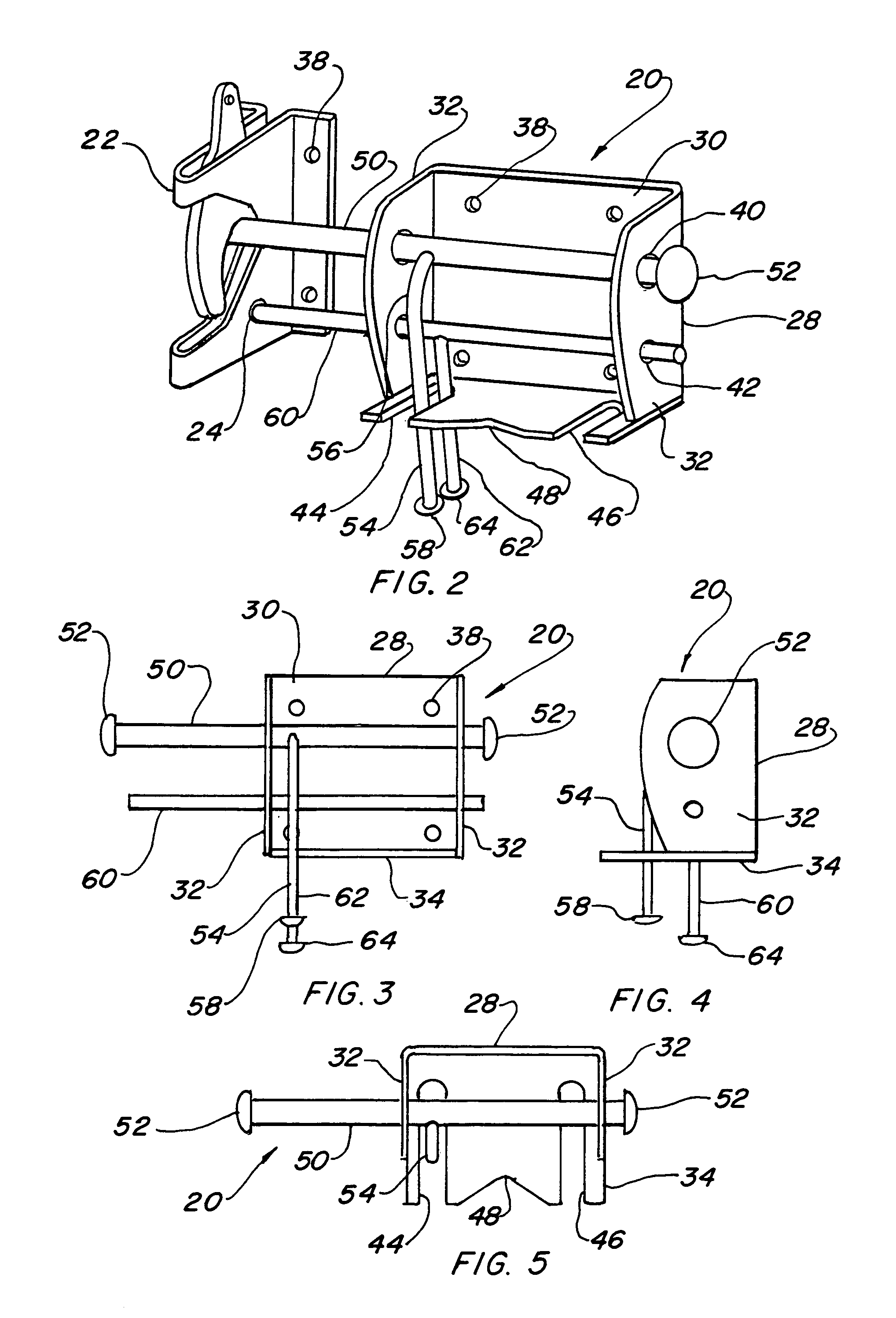 Four position gate latch assembly