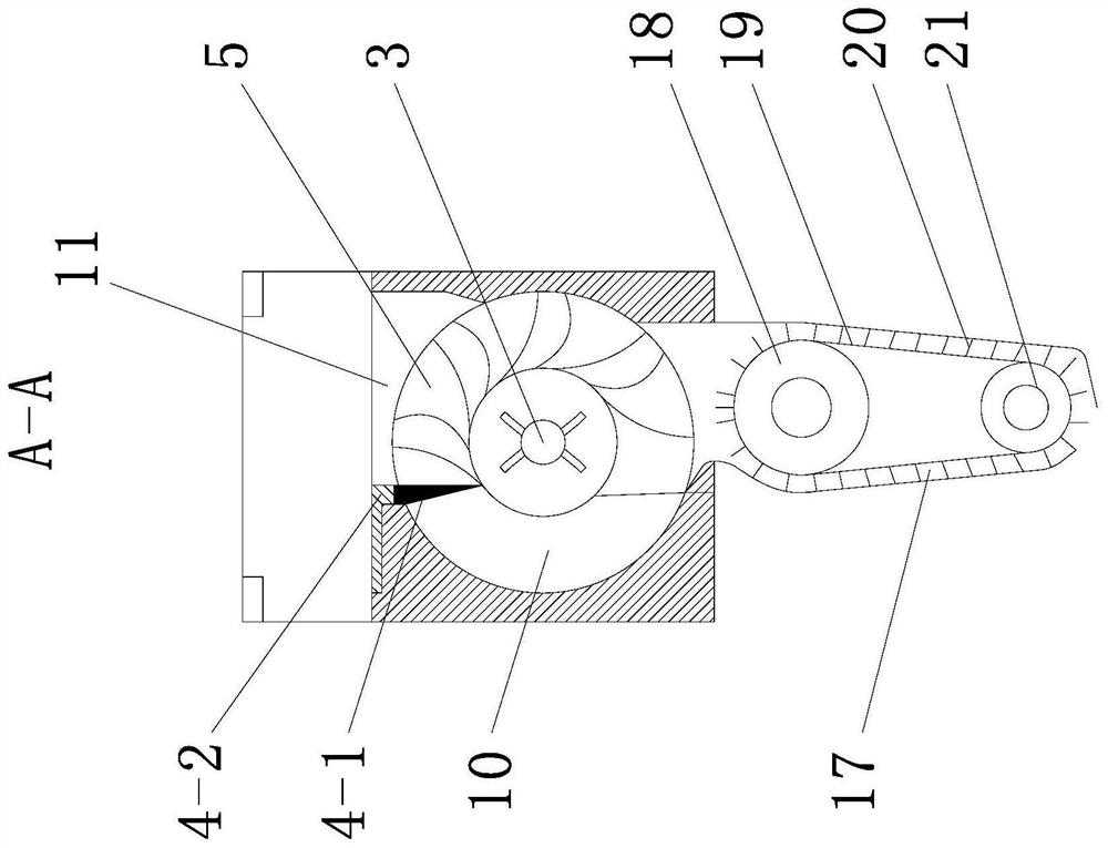 Spiral bevel-gear seed-metering device