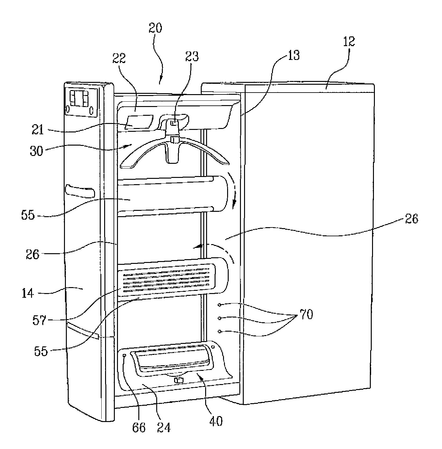 Supplemental clothes treating apparatus