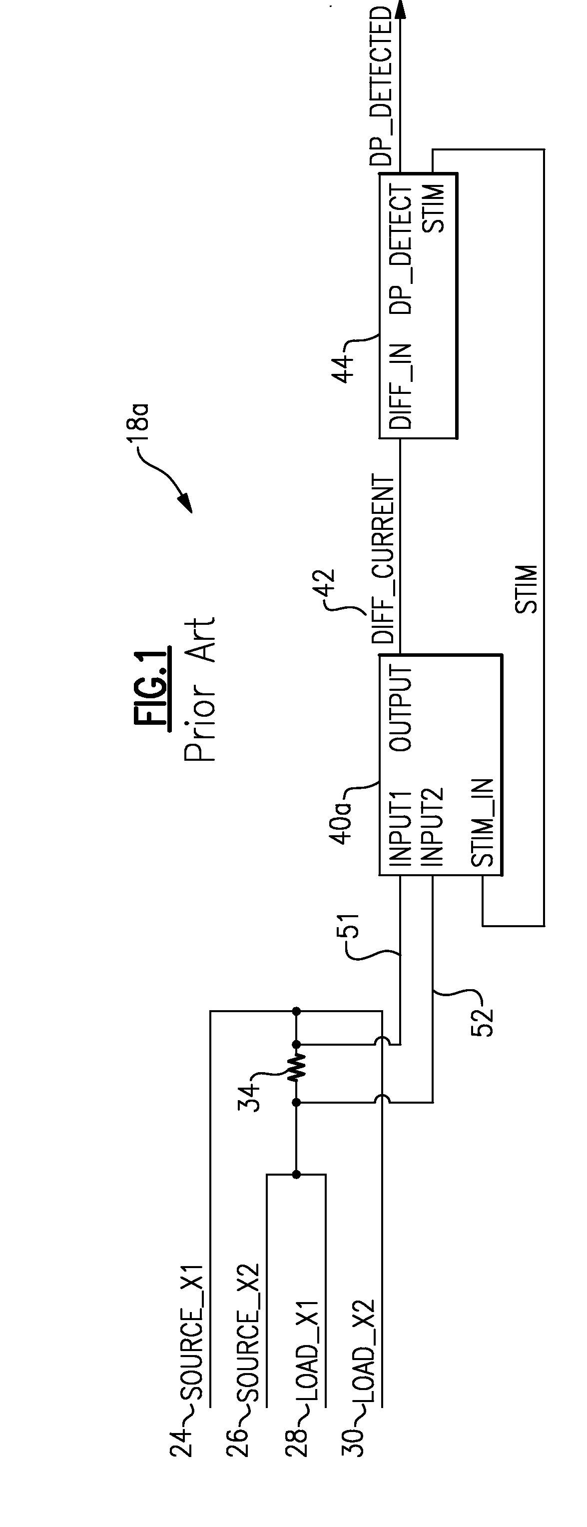 Differential power detection