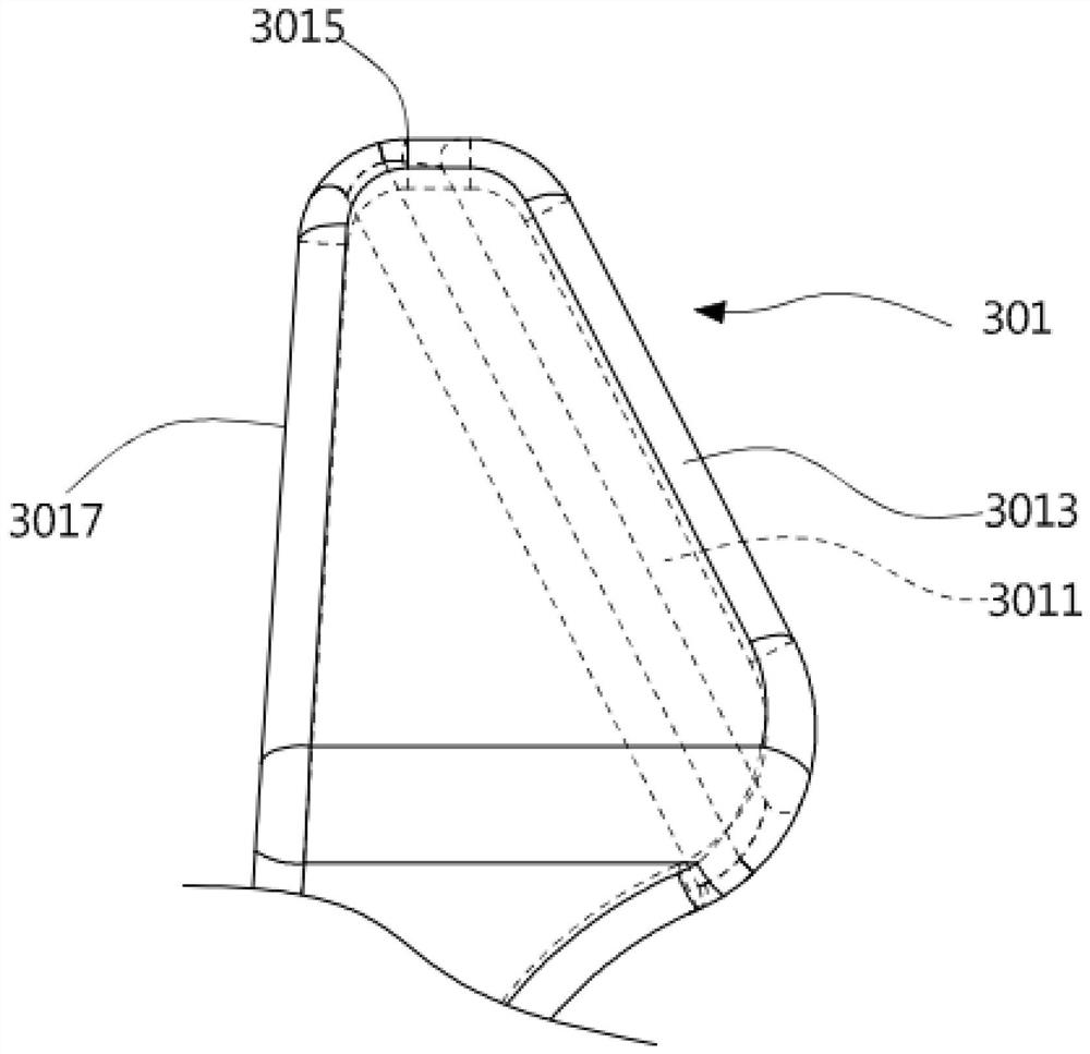 Interspinous fixing device