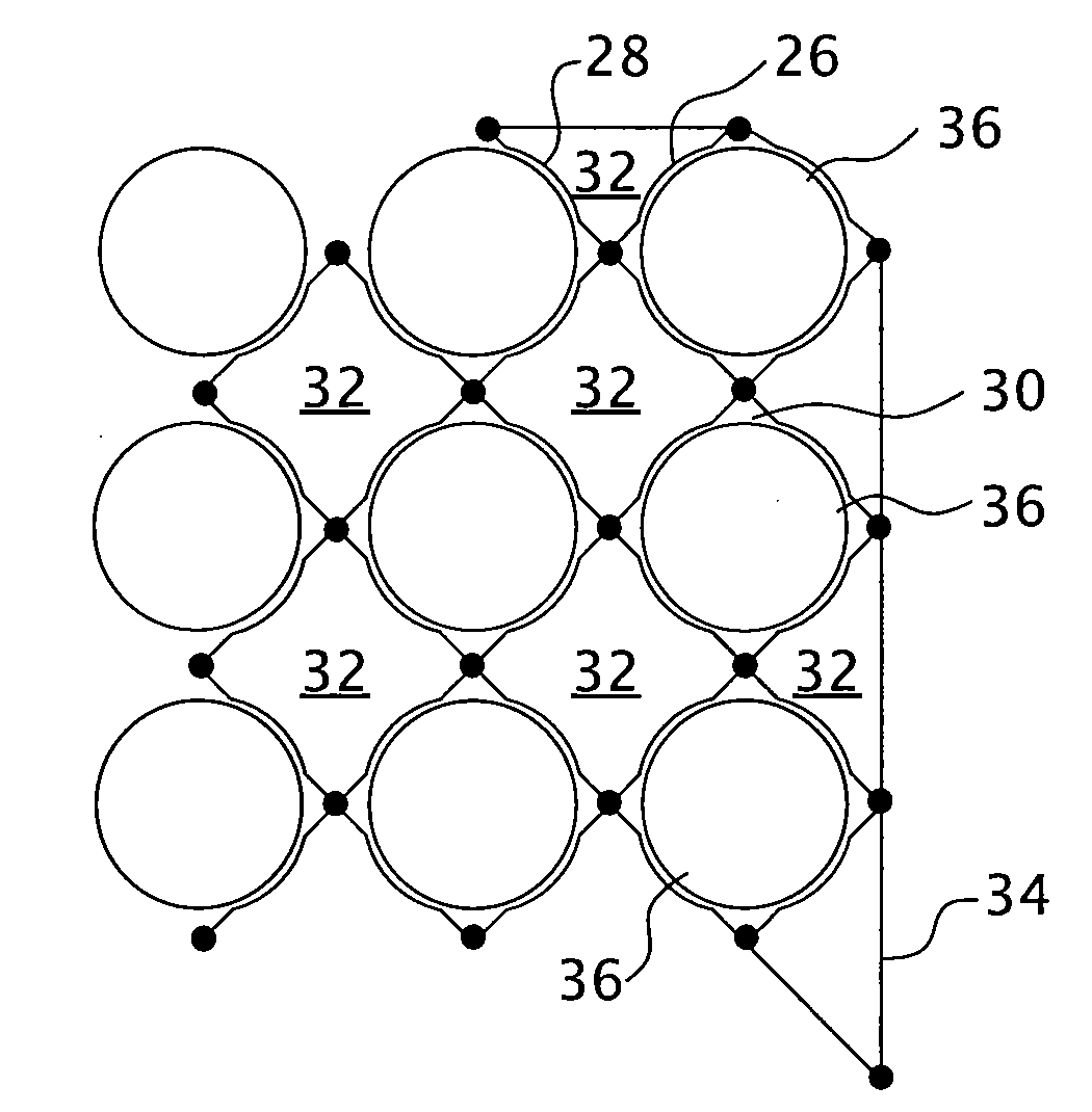 Nuclear fuel assembly with an advanced spacer grid