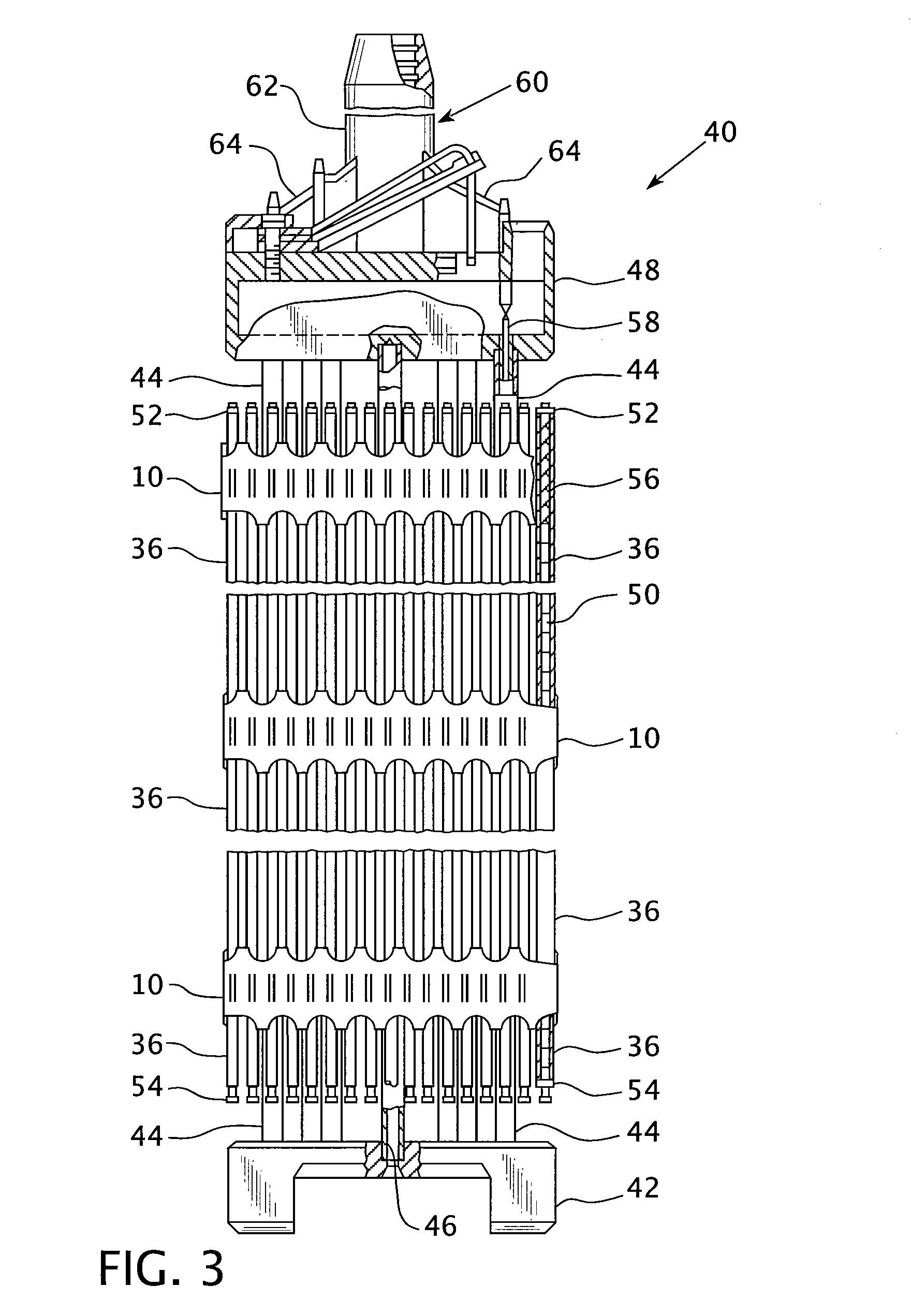 Nuclear fuel assembly with an advanced spacer grid