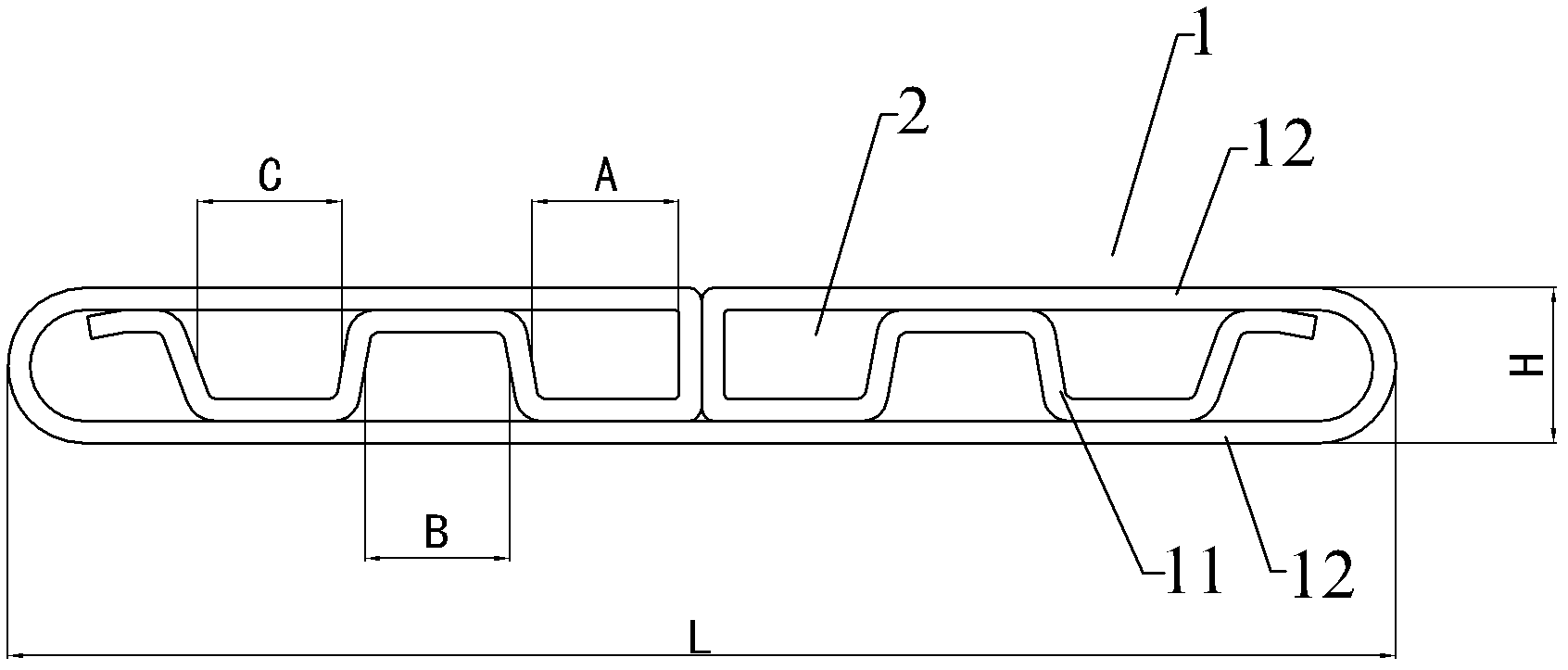 Folding-type microchannel porous flat pipe and molding method thereof