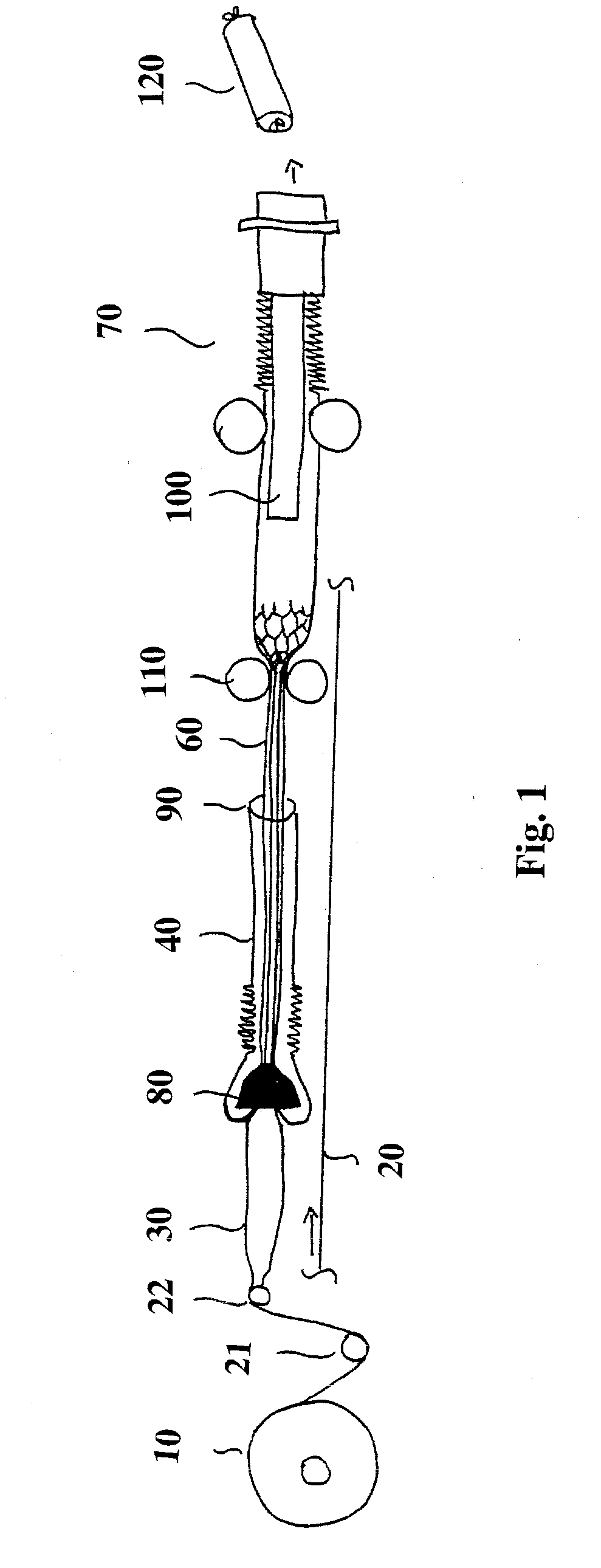Method for Producing a Netted Casing