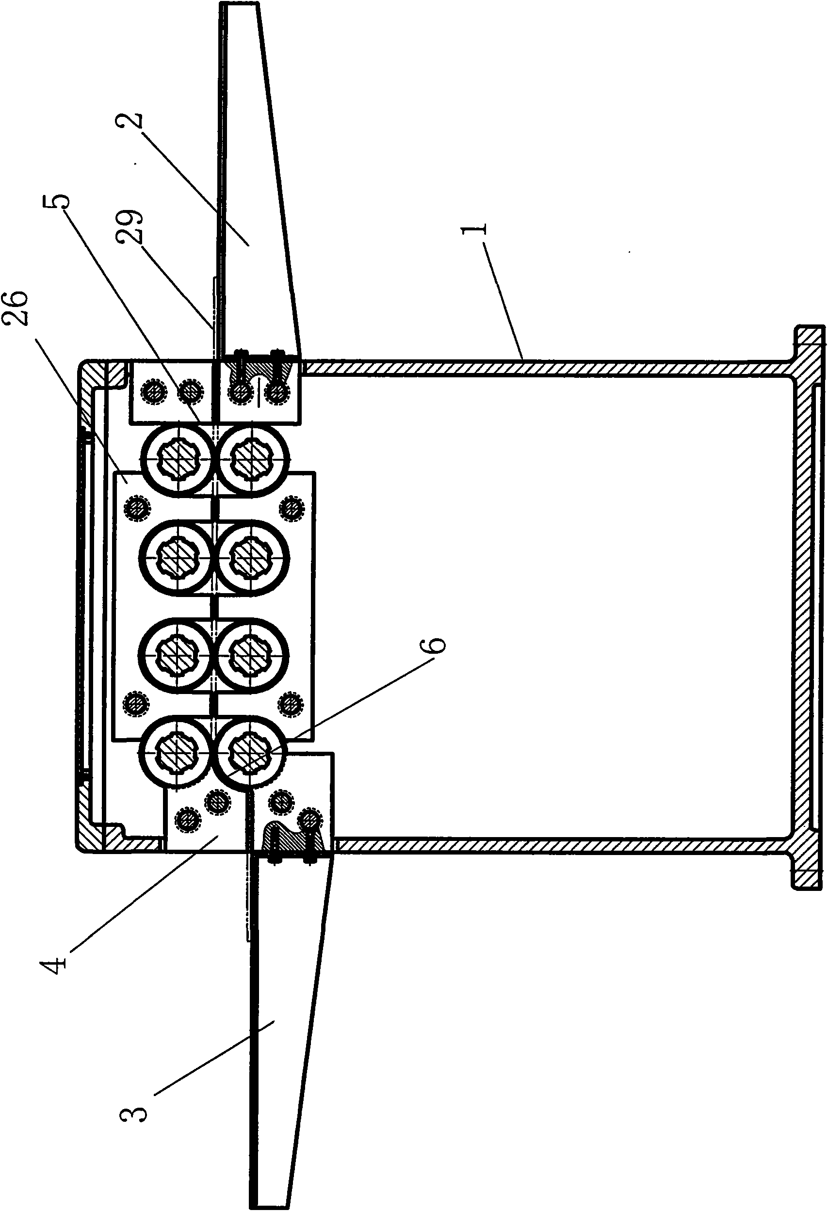 Continuous drive type equal channel angular pressing texturing processing equipment
