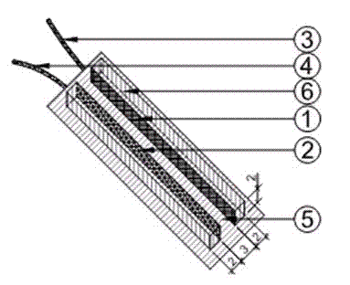 Tungstic oxide semiconductor battery and preparation method therefor