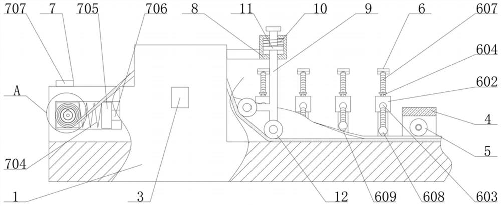 Middle sealing bag making machine former and forming method