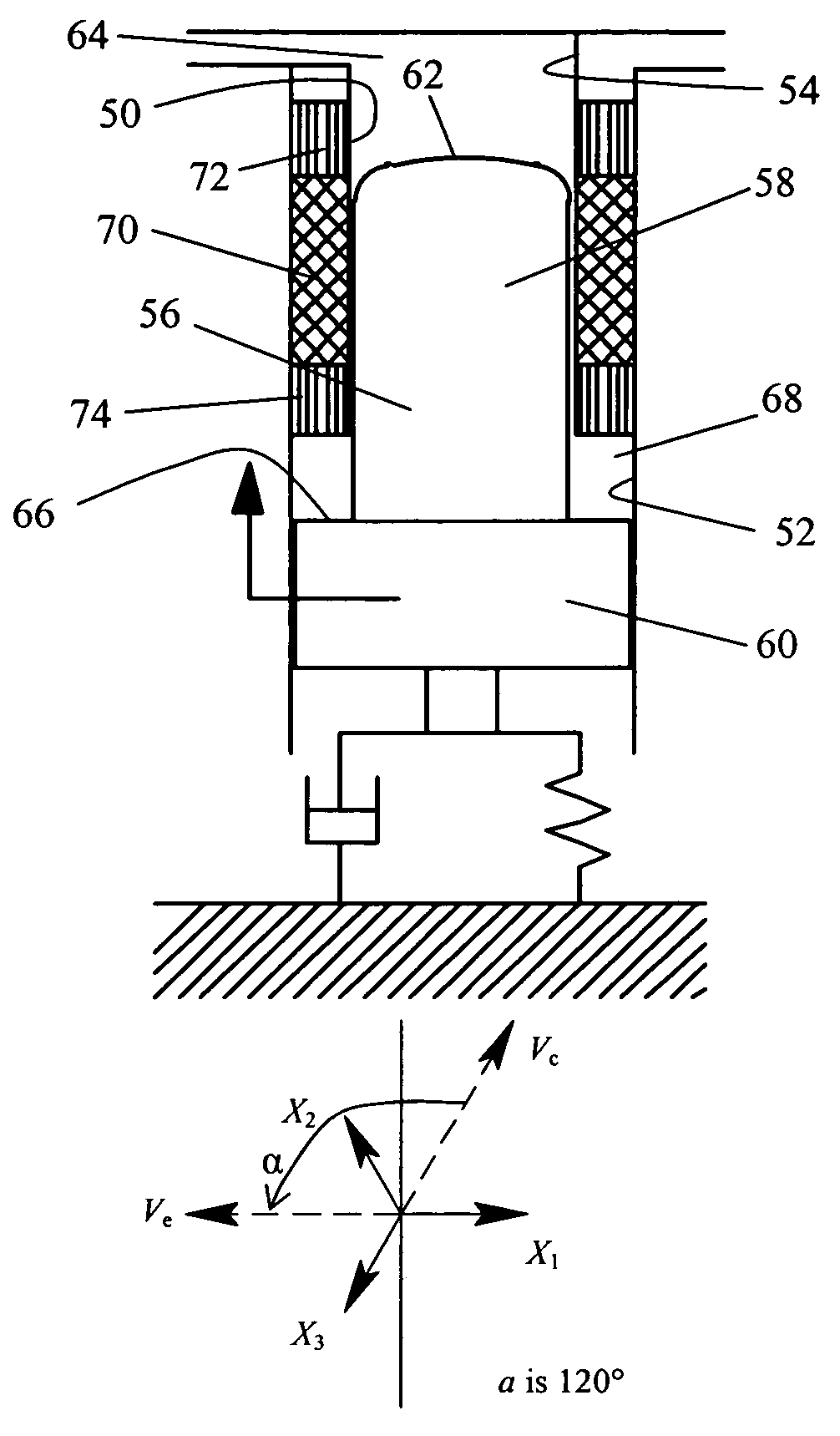 Multiple-cylinder, free-piston, alpha configured stirling engines and heat pumps with stepped pistons