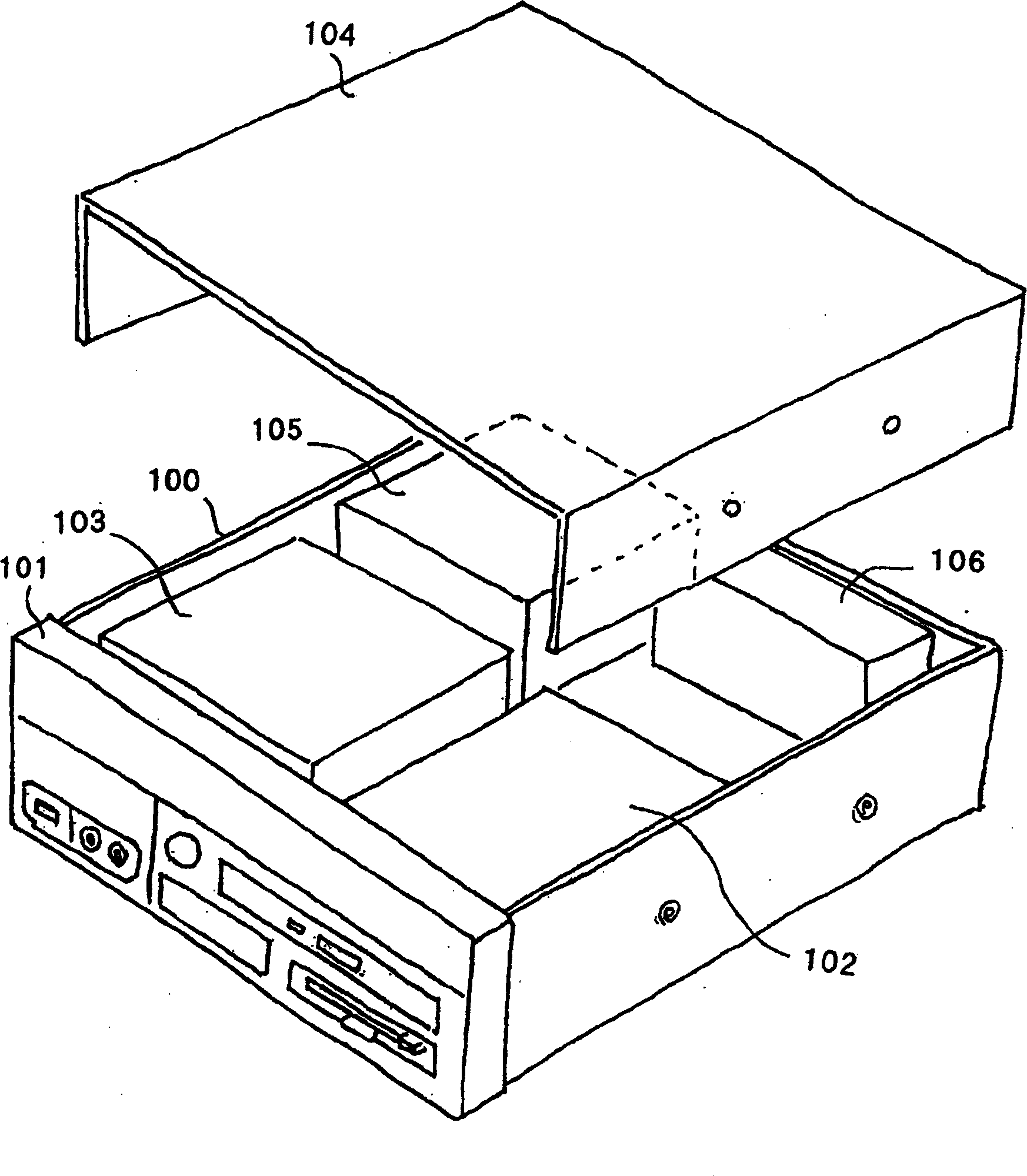 Electronic apparatus having cooling system, radiator thereof, and method for manufacturing thereof