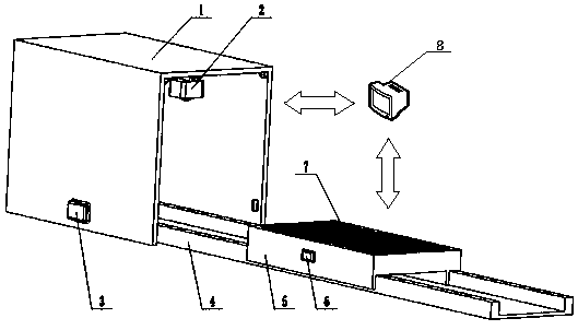 Embedded part detection system and method for PC component production line