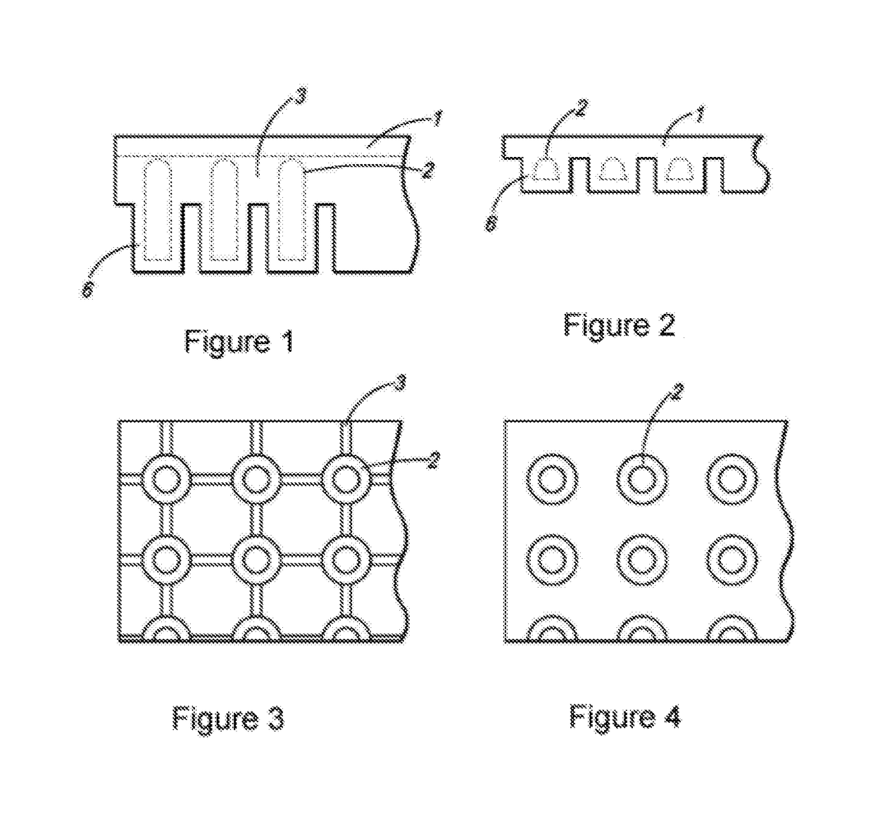 Impact absorbing matting and padding system with elastomeric sub-surface structure