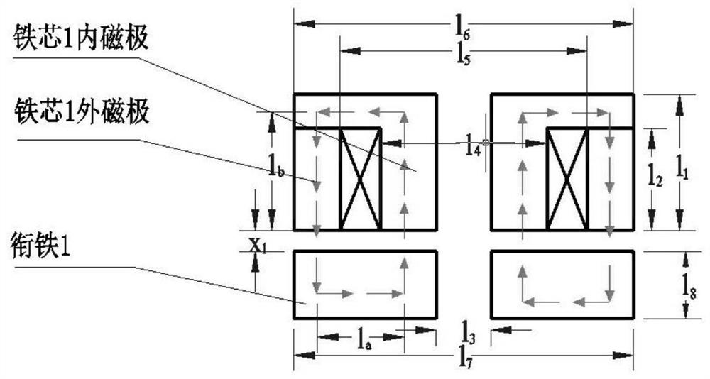 Electromagnetic force control method of a disk type negative stiffness electromagnetic actuator