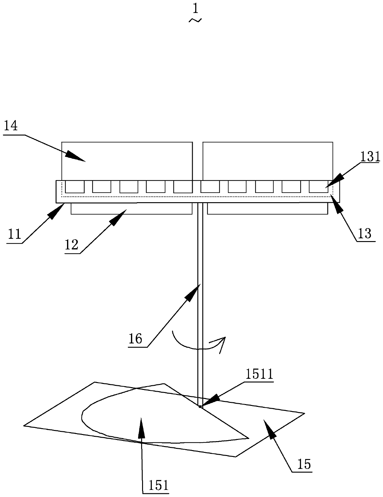 A kind of magnetron sputtering device and magnetron sputtering method