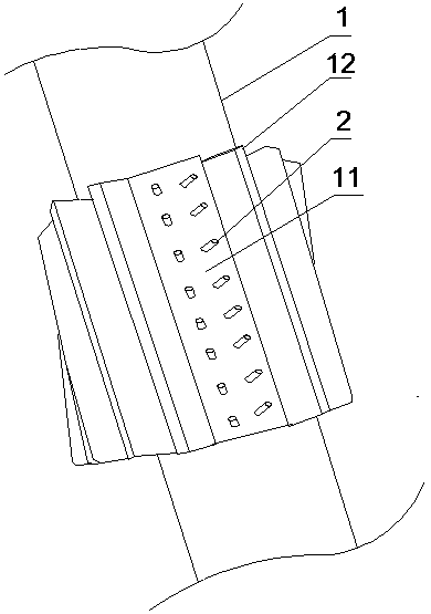 A broken tooth reinforcement device and repair method for giant gears