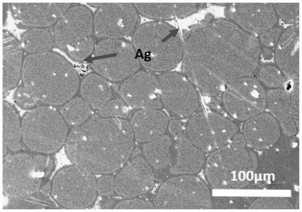 A fecocrnimo-based high-entropy alloy composite material and its preparation method and application