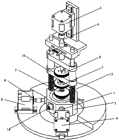 Photo-communication secondary module automatic coupling device and coupling method