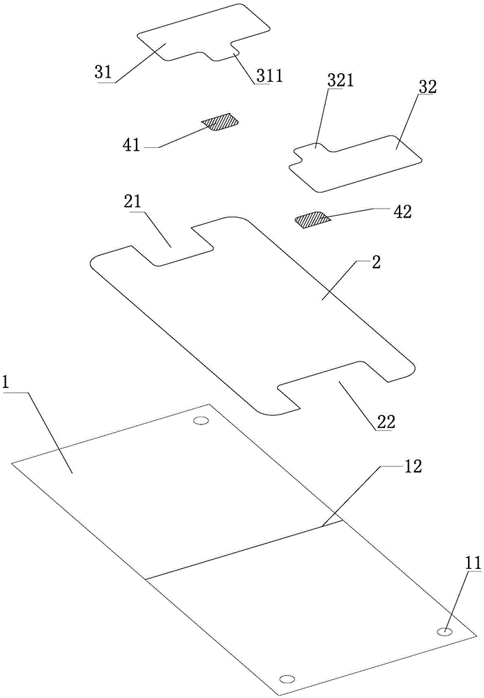 Protective film used in mobile phone product assembly process, and production technology and production device thereof