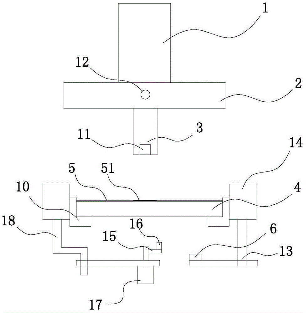 Punching device for positioned processing and opening cutting and trimming of micromotor support plate