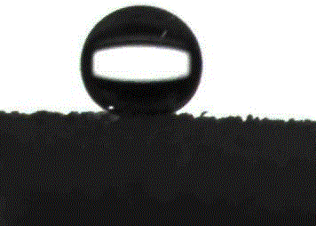 Method for preparing super-hydrophobic super-oleophilic porous material