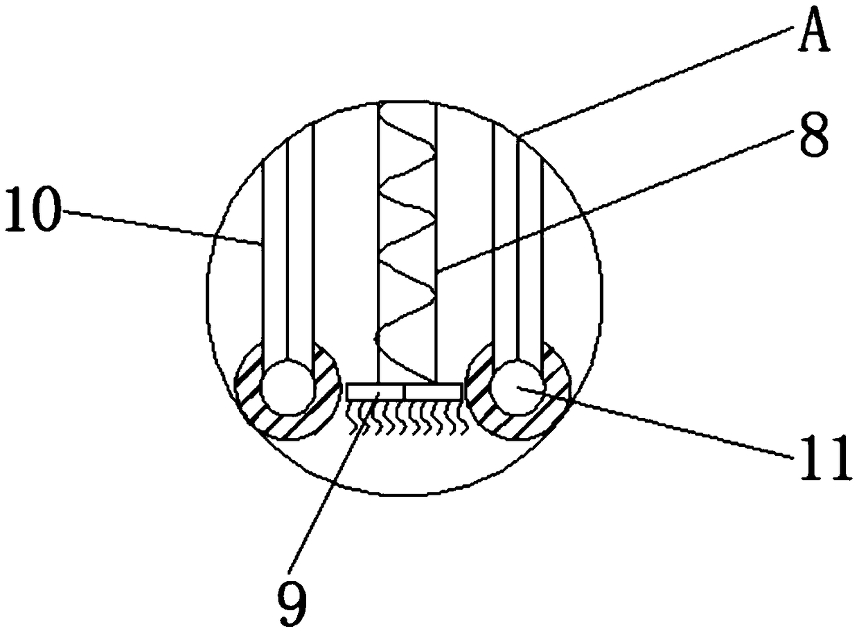 Cloud printing terminal equipment inlet position paper flattening device