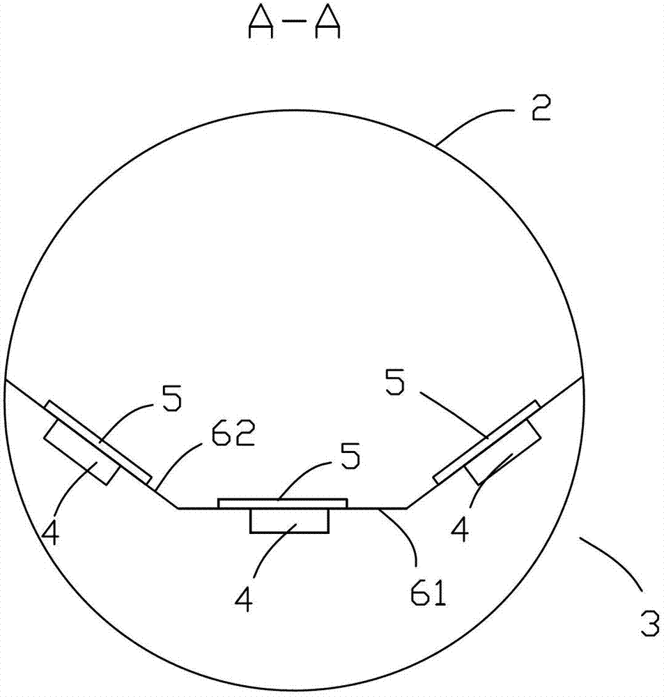 Active-radiating LED (light-emitting diode) streetlamp light source with independent air flow passage