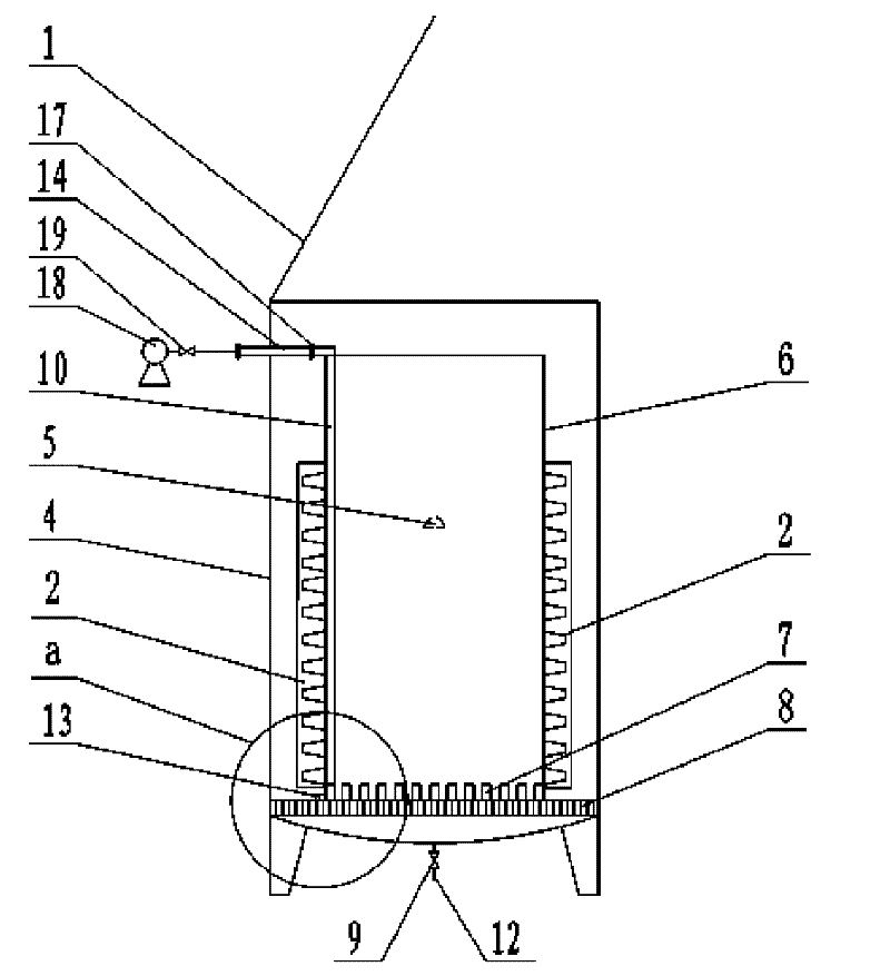 Filtering basket type ultrasonic extraction device for biological effective components