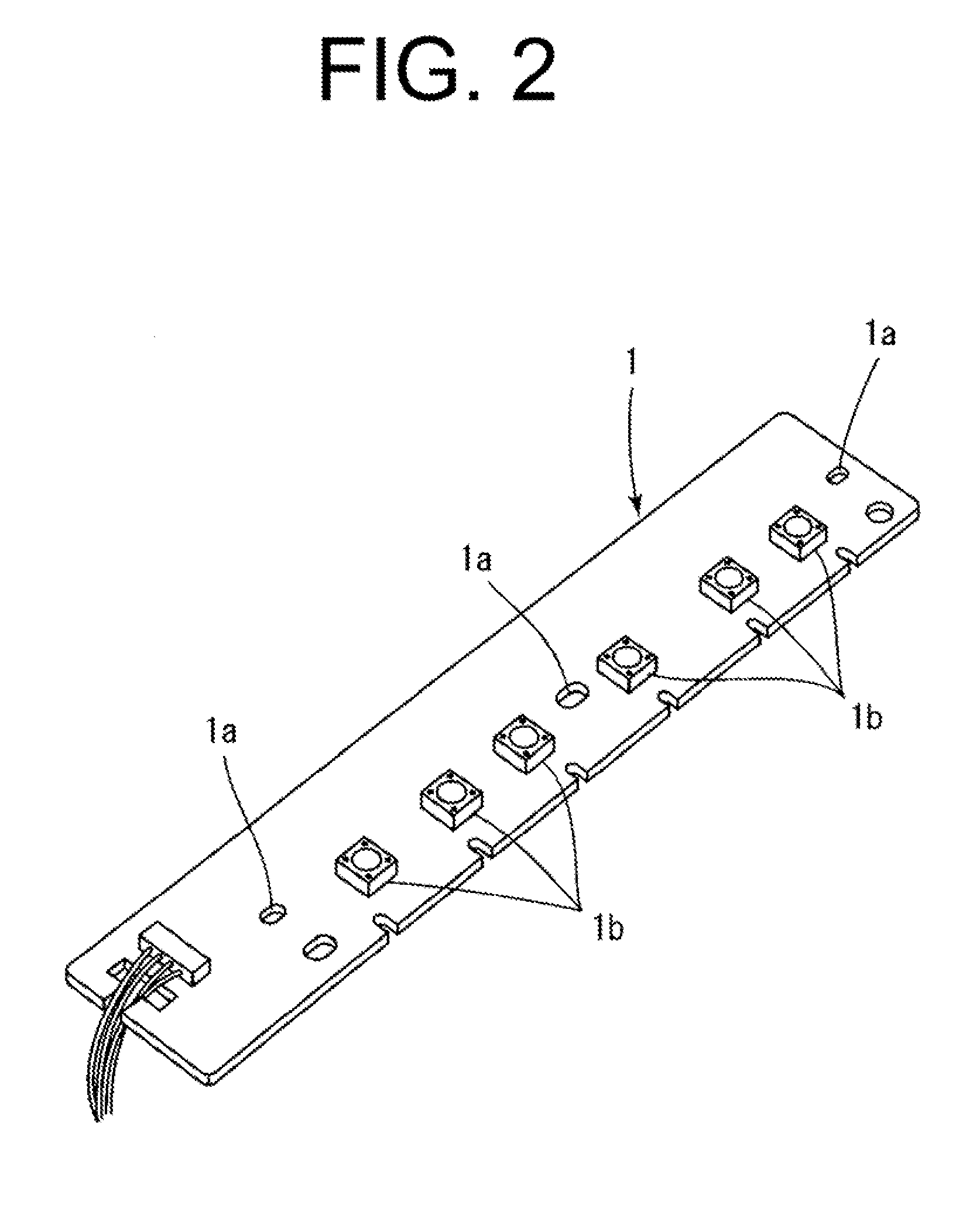 Push button switch for electric device