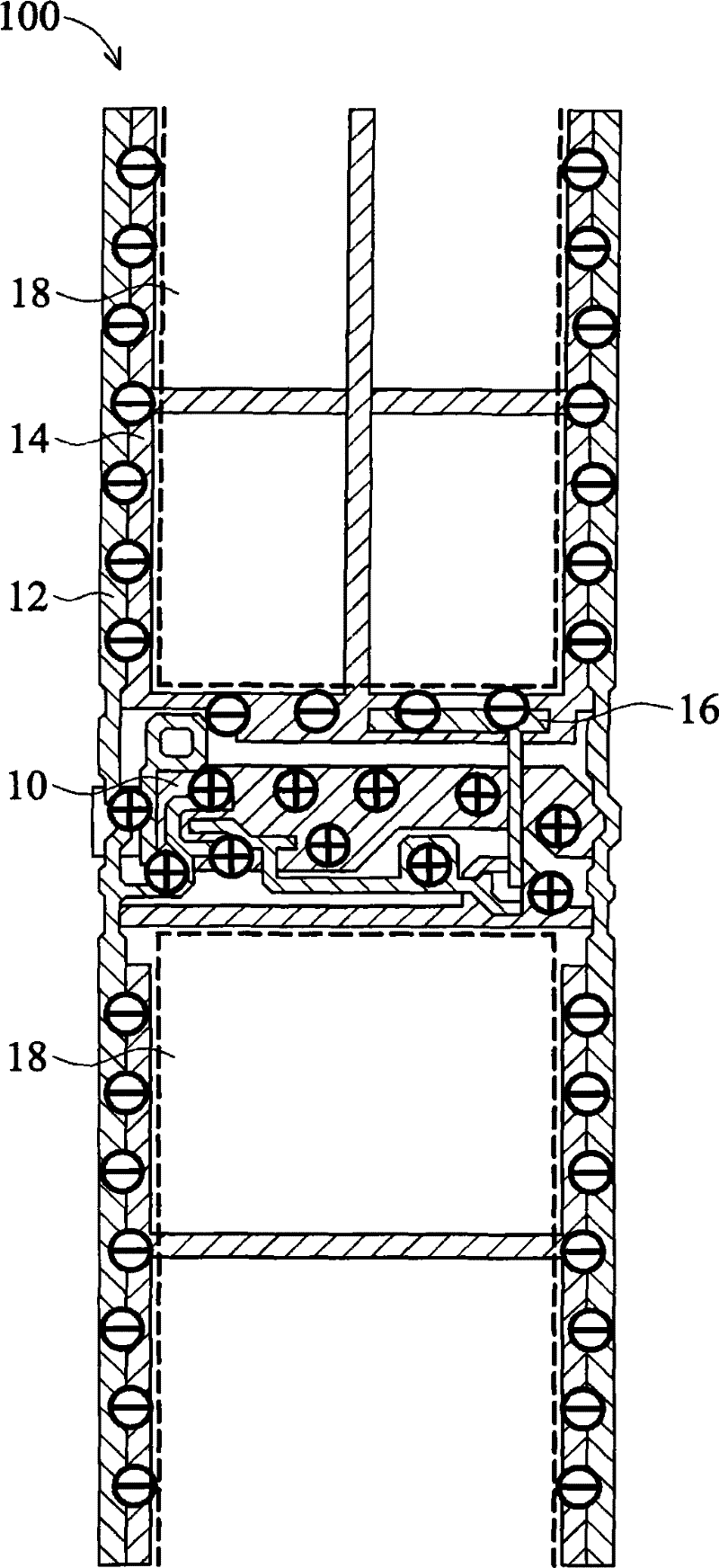 Vertical alignment LCD (liquid crystal display) and driving method thereof