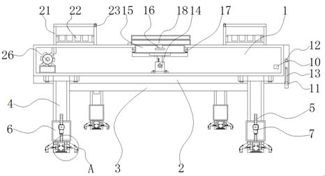 A detection platform with folding and stretching functions for big data observation