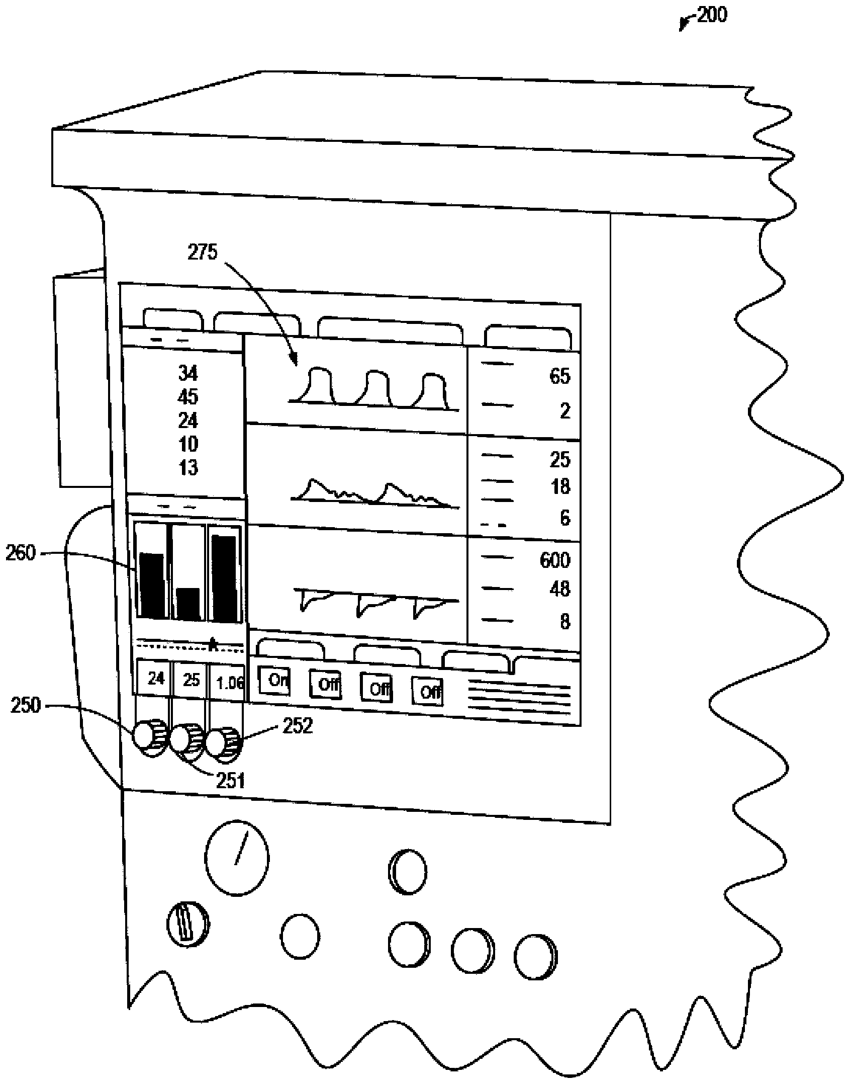 Fluid flow control system with integrated manual fluid flow controls and method thereof