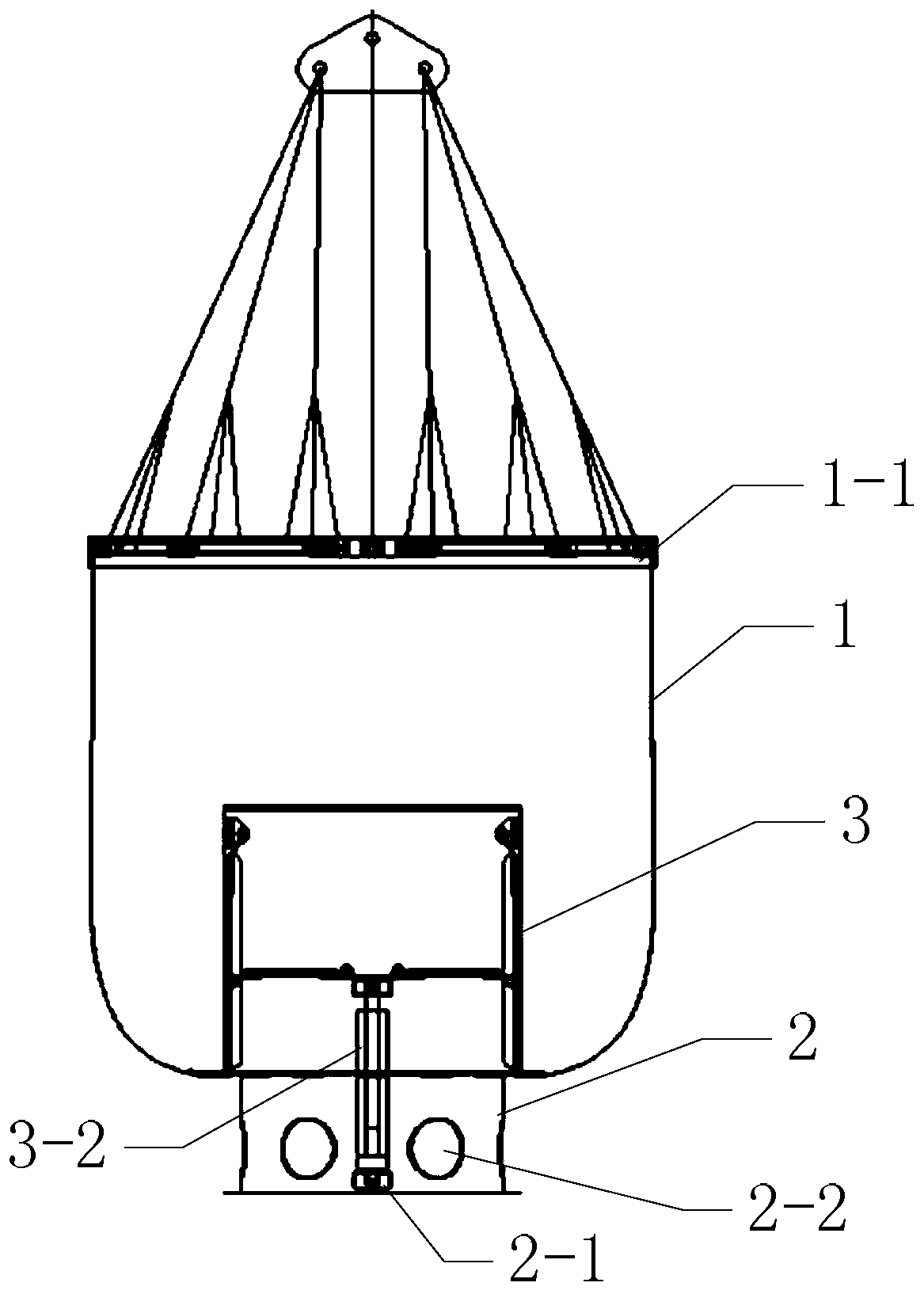 Fire extinguishment spraying device applied to aircraft