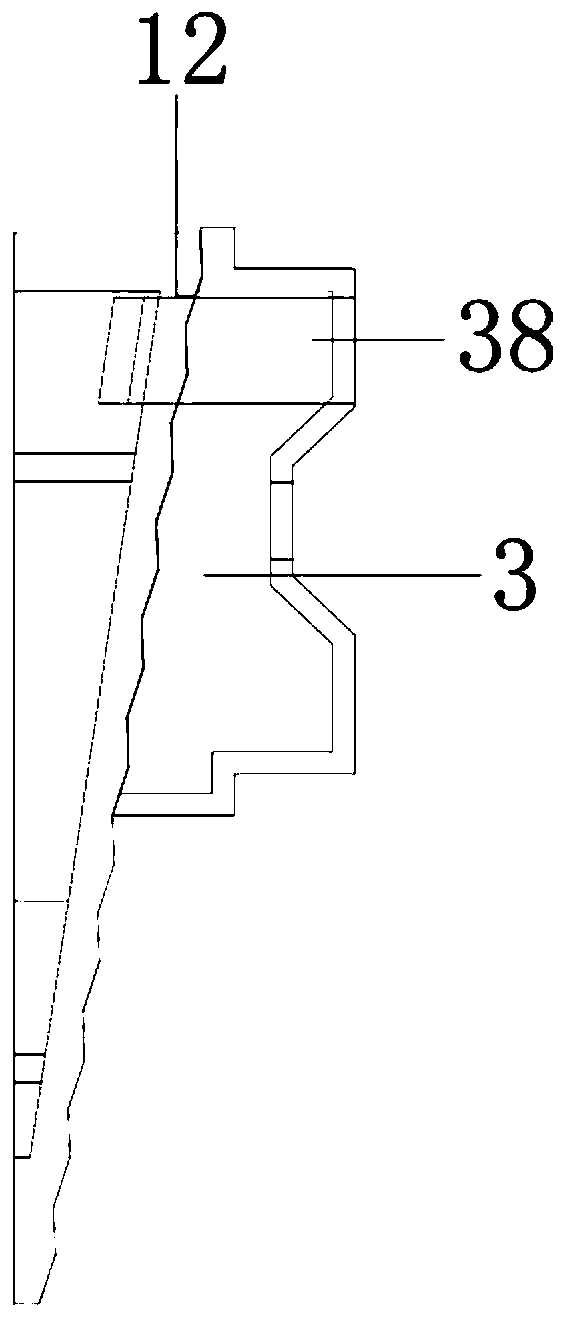 Assembly type wallboard mounting structure capable of realizing step type leveling