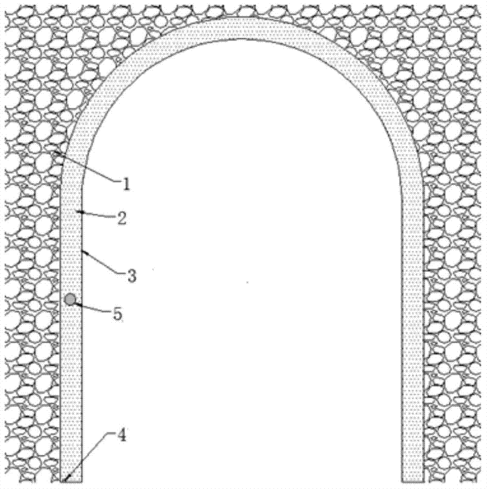 Tunnel lining structure with detachable lining tire and construction installation method thereof