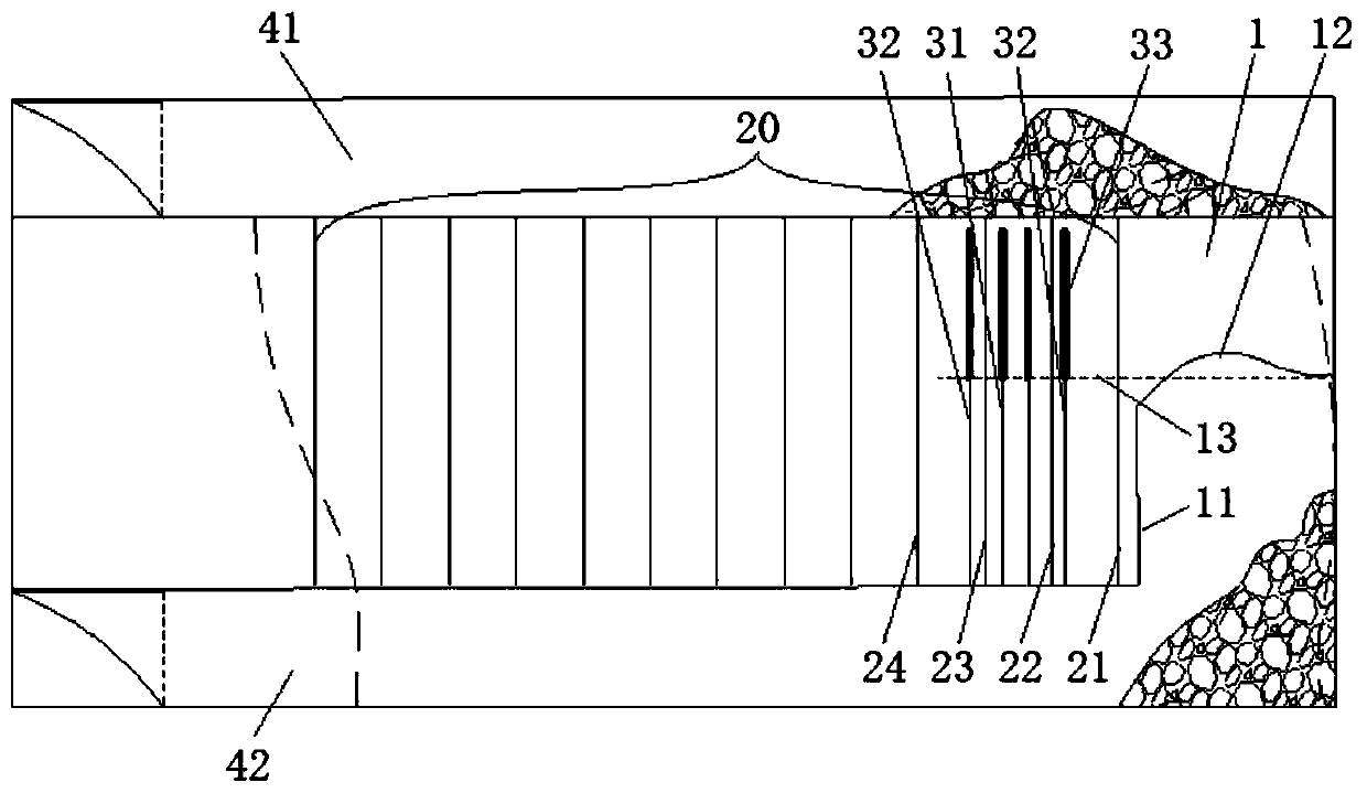 A Method for Suspended Roof Treatment of Medium and Deep Hole Blasting in Subsection Caving Method