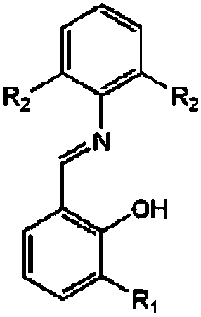 A kind of supported mgcl2/tcl4 catalyst modified by salicylaldimine type modifier and its preparation method and application