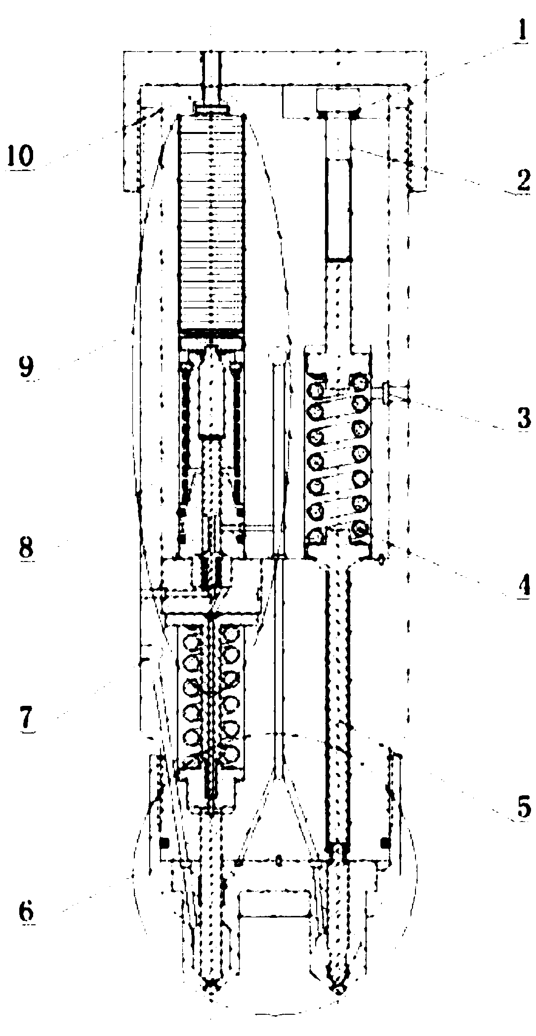 Combined Mechanical Injection-Piezoelectric Jet Mixed Fuel Injection Device