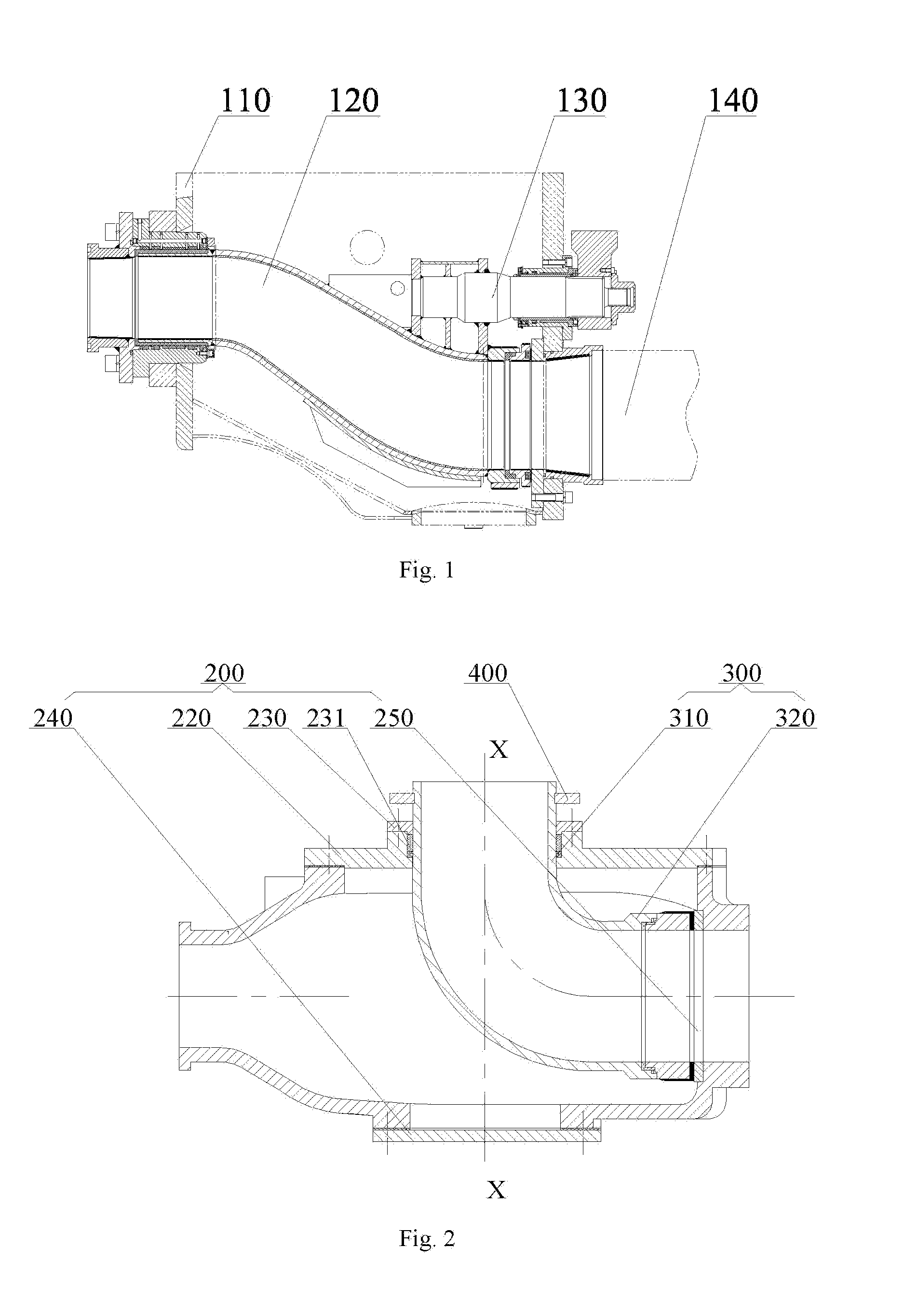 Distributing valve for concrete pump and the concrete pump