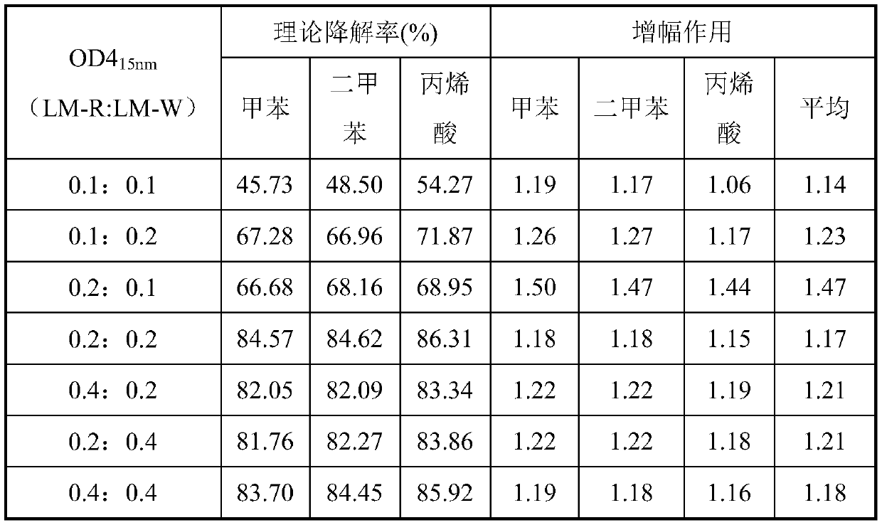 Mixed bacterium agent capable of degrading toluene, xylene and acrylic acid water mixed waste water and application of mixed bacterium agent